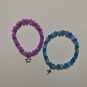 purple n blue bracelet duo!